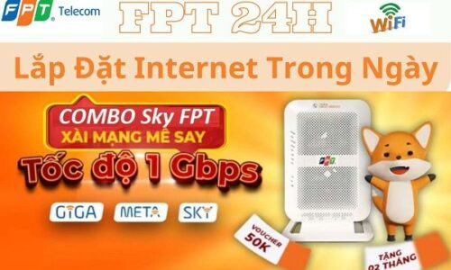 Lắp đặt mạng FPT trong ngày