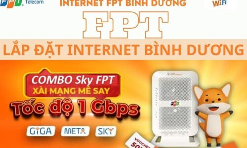 lắp đặt internet FPT Bình Dương