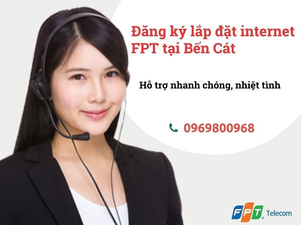 đăng ký lắp đặt internet FPT tại TX Bến Cát